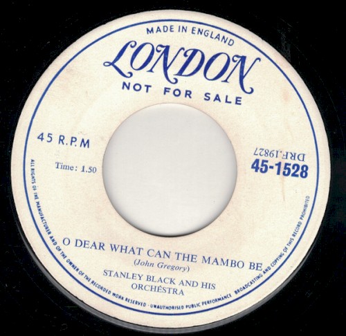O Dear, What Can the Mambo Be? / Pop Goes the Mambo