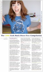 The Cock Rock Disco 2006 Free Compilation