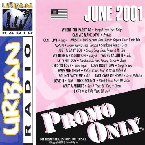 Promo Only Urban Radio: June 2001