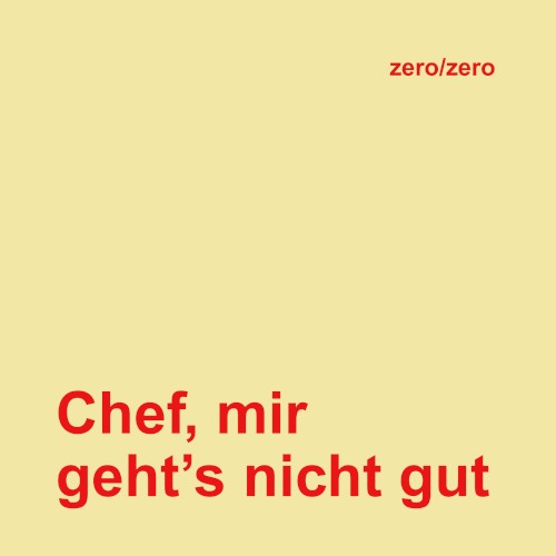 Chef, mir geht's nicht gut