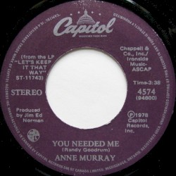 You Needed Me