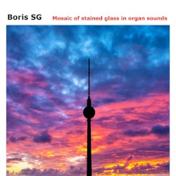 Mosaic of stained glass in organ sounds