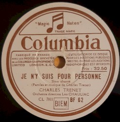 Je n'y suis pour personne