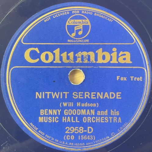 Nitwit Serenade / Bugle Call Rag
