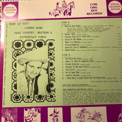 Rare Country, Western & Rockabilly Songs