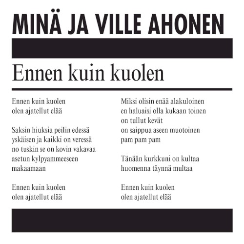 Ennen kuin kuolen