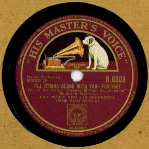 I'll String Along With You / Fair and Warmer