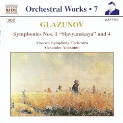 Orchestral Works, Volume 7: Symphonies nos. 1 “Slavyanskaya” and 4