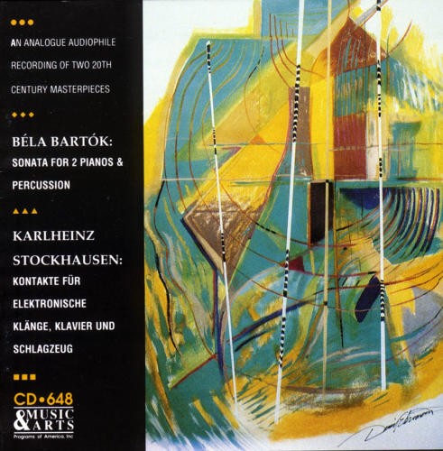 Béla Bartók: Sonata for 2 Pianos & Percussion / Karlheinz Stockhausen: Kontakte für elektronische Klänge, Klavier & Schlagzeug