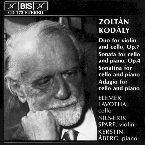 Duo for Violin and Cello, op. 7 / Sonata for Cello, op. 4 / Sonatina for Cello and Piano / Adagio for Cello and Piano
