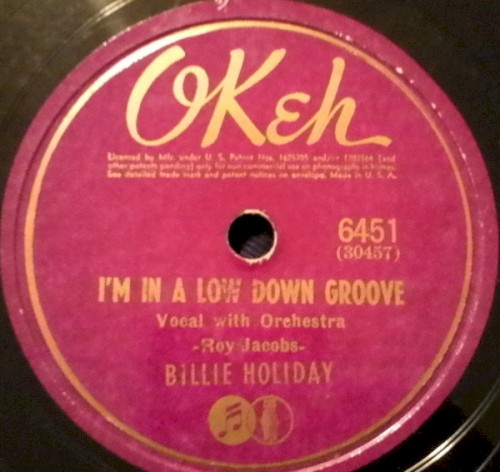 I'm in a Low-Down Groove / Gloomy Sunday