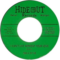 I Can't Live Without Your Love / I Feel A Whole Lot Better