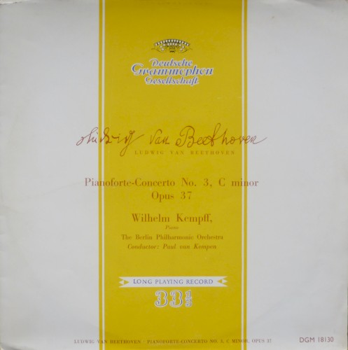 Pianoforte-Concerto no. 3 in C minor, op. 37