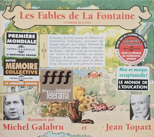 Les Fables de La Fontaine racontées par Michel Galabru et Jean Topart