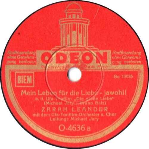 Mein Leben für die Liebe – jawohl! / Ich weiß, es wird einmal ein Wunder gescheh’n