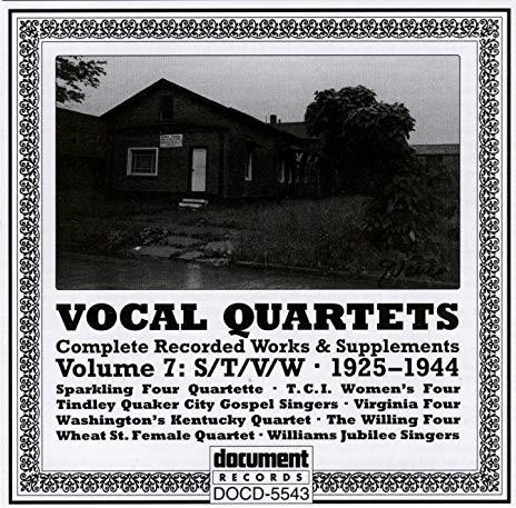 Vocal Quartets, Vol. 7 STVW (1925-1943)
