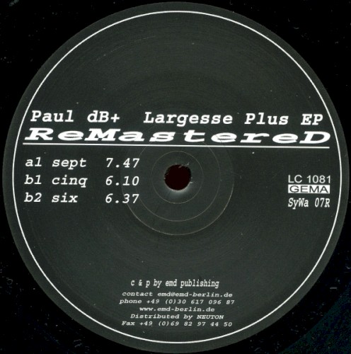 Largesse Plus EP