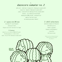 dazecore sampler no. 2 + i guess im 20 now + vKiSS selections