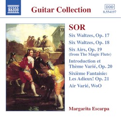 Six Waltzes, op. 17 / Six Waltzes, op. 18 / Six Airs, op. 19 / Introduction et Thème varié, op. 20 / Sixième fantaisie "Les Adieux!", op. 21 / Air varié, WoO