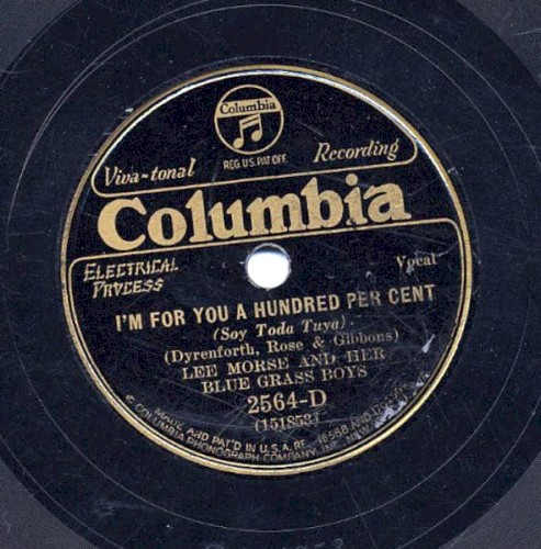 I'm for You a Hundred Per Cent / Call Me Darling (Call Me Sweetheart, Call Me Dear)