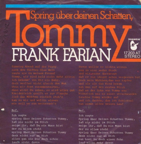 Spring über deinen Schatten, Tommy