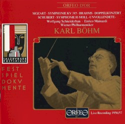 Mozart: Symphonie, KV 385 / Brahms: Doppelkonzert / Schubert: Symphonie H-moll "Unvollendete"