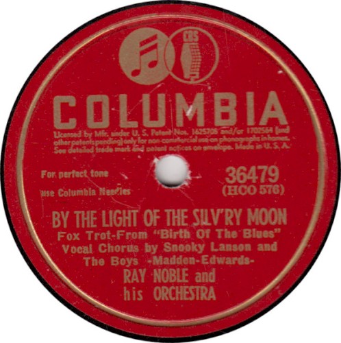 By the Light of the Silv'Ry Moon / While My Lady Sleeps