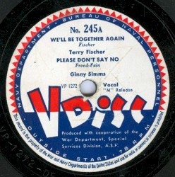 We’ll Be Together Again / Please Don’t Say No / Till Then / Lazy River