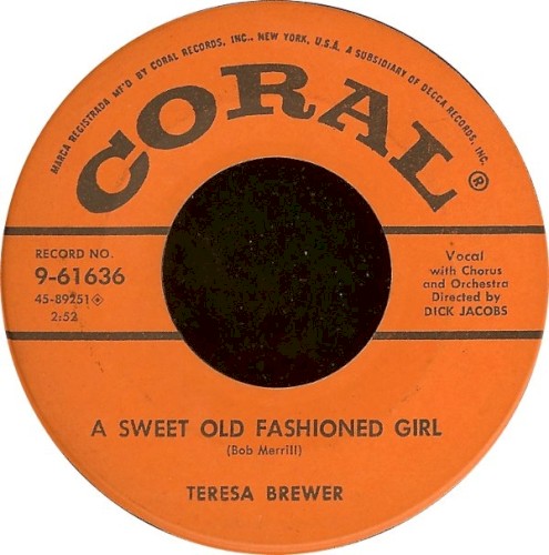 A Sweet Old Fashioned Girl / Goodbye, John