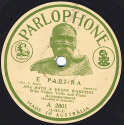 E Pari-Ra / Pokarekare