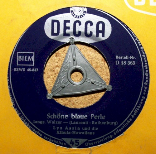 Schöne blaue Perle
