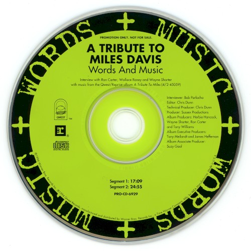 A Tribute to Miles Davis - Words and Music