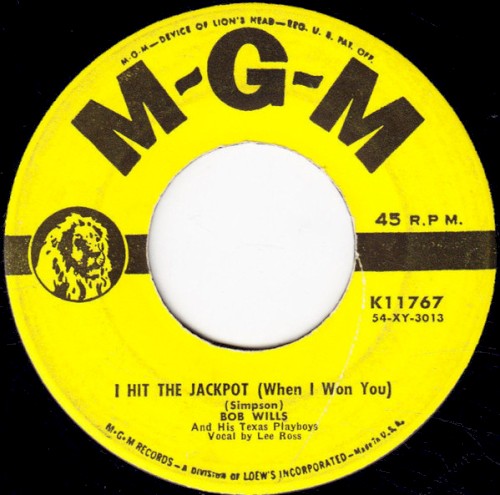 I Hit the Jackpot (When I Won You) / Texas Blues