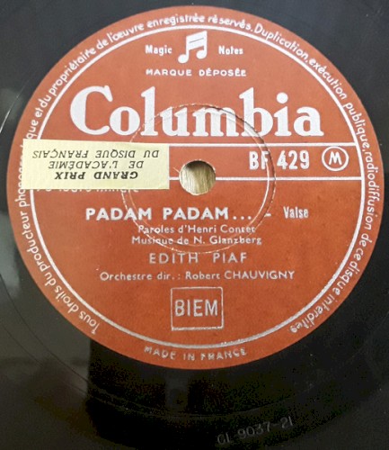 Padam padam...