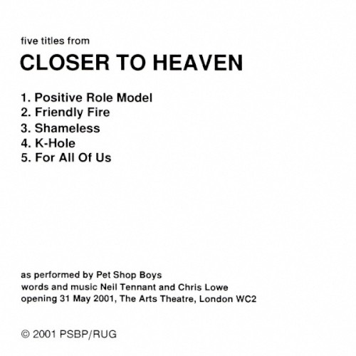 Five Titles From Closer to Heaven