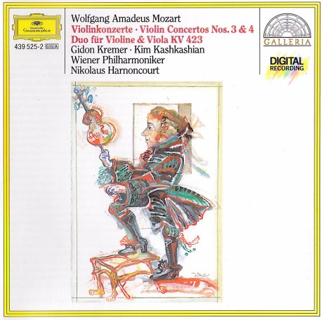 Violinkonzerte / Violin concertos nos 3 & 4 / Duo für violine & viola KV423