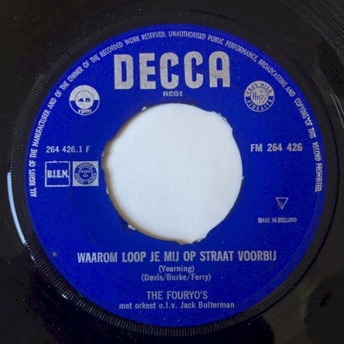 Waarom loop je mij op straat voorbij / Baby, Oh My Darling