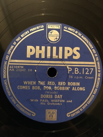 When the Red, Red Robin Come Bob, Bob, Bobbin' Along / You Have My Sympathy