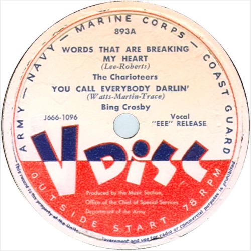 Words That Are Breaking My Heart / You Call Everybody Darlin’ / Don’t Bother to Cry / Jungle Rumba