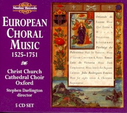 European Choral Music 1525-1751