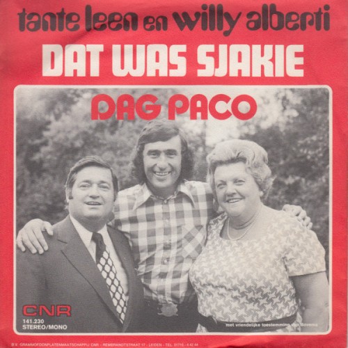 Dat was Sjakie / Dag Paco