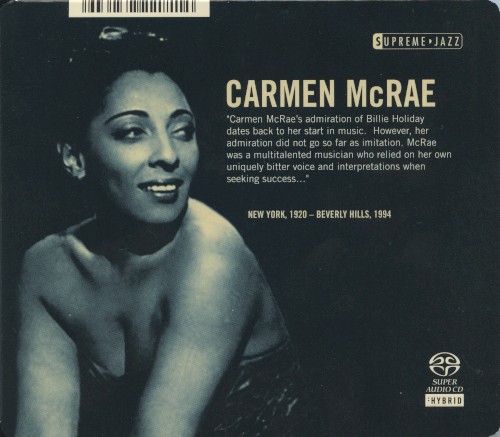 Supreme Jazz: Carmen McRae