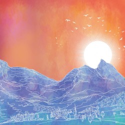 종이비행기와 풍선으로 가득 찬 세상