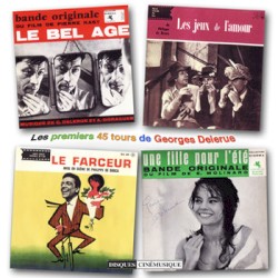 Les premiers 45 tours de Georges Delerue