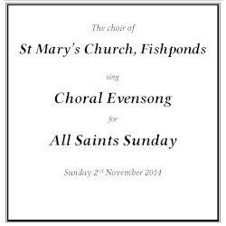 All Saints 2014