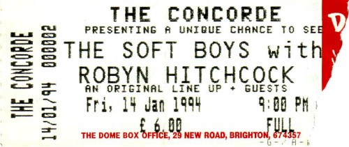 1994-01-14: Live at The Concorde, Brighton