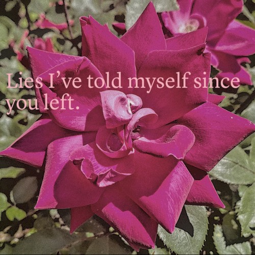 Lies I’ve told myself since you left.