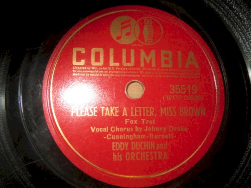 Please Take a Letter, Mrs. Brown / Prairie Mary