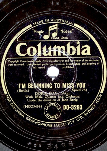I'm Beginning to Miss You / Thoughtless