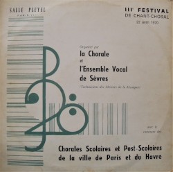 3ᵉ Festival de chant-choral 1970